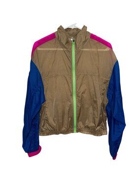 Fabletics Womens Colorblock Windbreaker Jacket M
